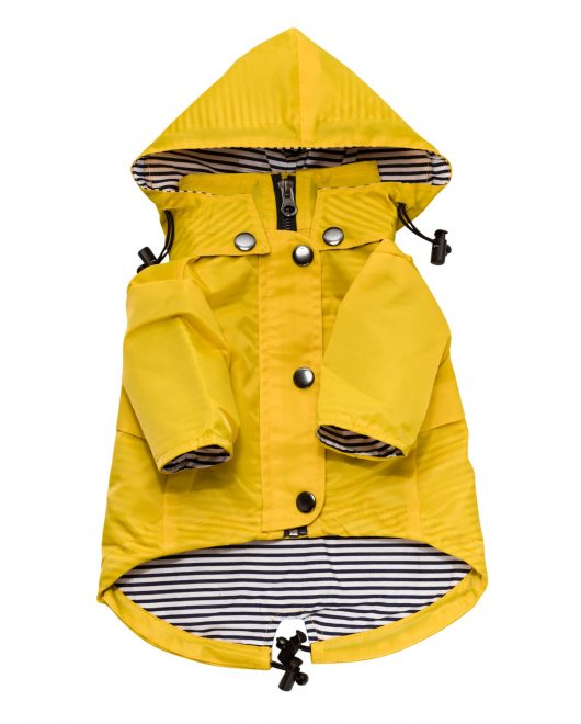 Ellie Dog Wear Yellow Raincoat 1